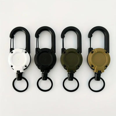 1/2/4pcs Extendable Retractable Keychain