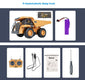 Remote Control Alloy Excavator Bulldozer Dump Truck Toy