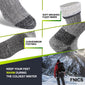 3 Pairs Men Women Merino Wool  Socks