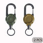 1/2/4pcs Extendable Retractable Keychain