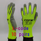 10 Pairs PU Coated Work Gloves