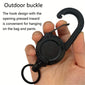 1/2/4pcs Extendable Retractable Keychain