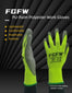 10 Pairs PU Coated Work Gloves